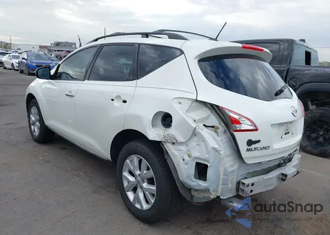 2014 Nissan Murano Sl z USA, uszkodzony, nr VIN JN8AZ1MU8EW406078